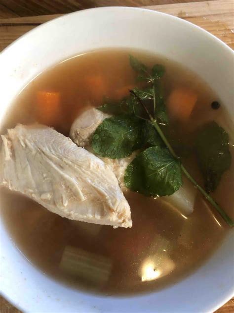 Mexican Caldo de Pollo with Lots of Flavor & No Bones.